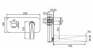 Гигиенический душ Boheme Venturo 387 со смесителем золото